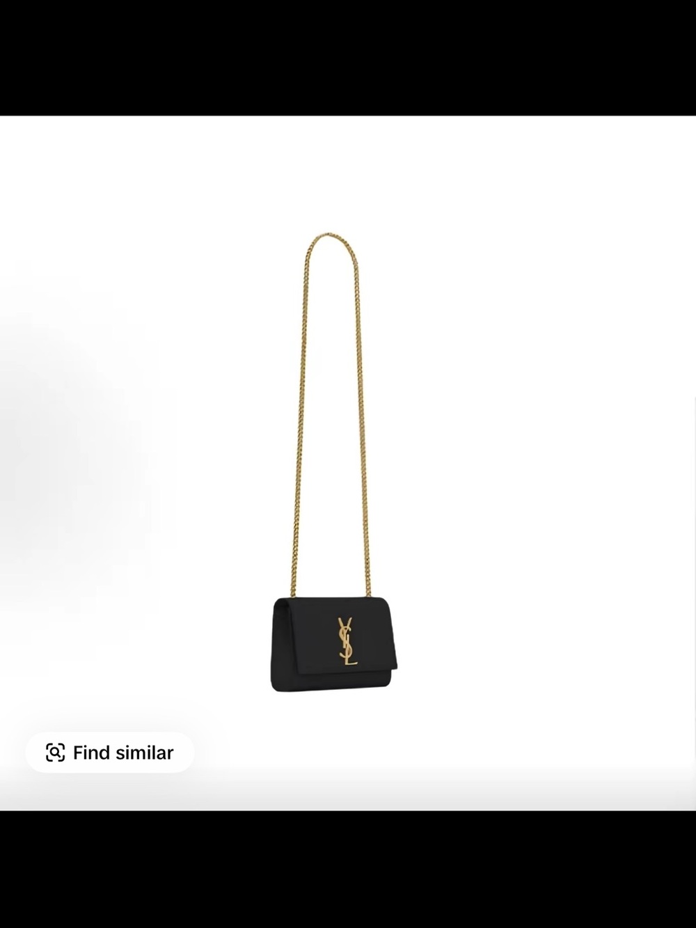 YSL Kate Medium Chain Bag – Black Leather with Gold Hardware - Picture 3 of 3